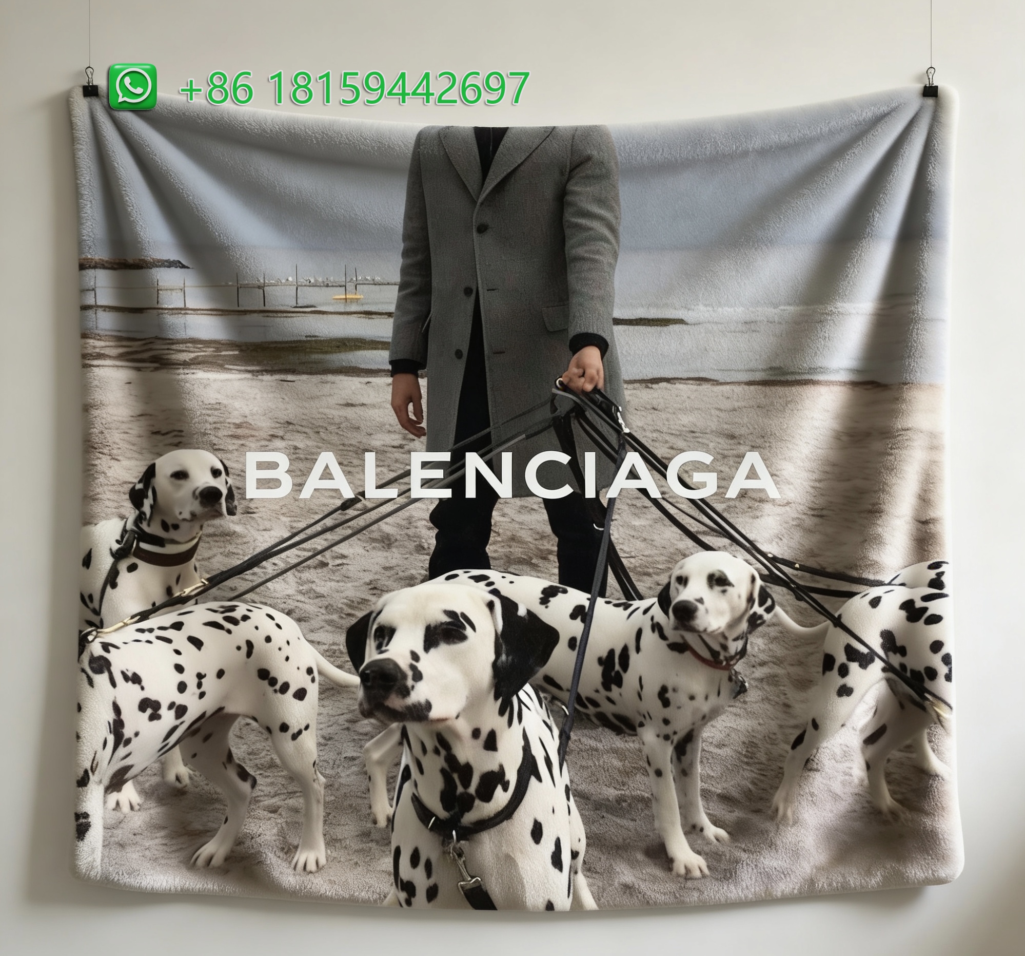 Balenciaga Throw Blankets